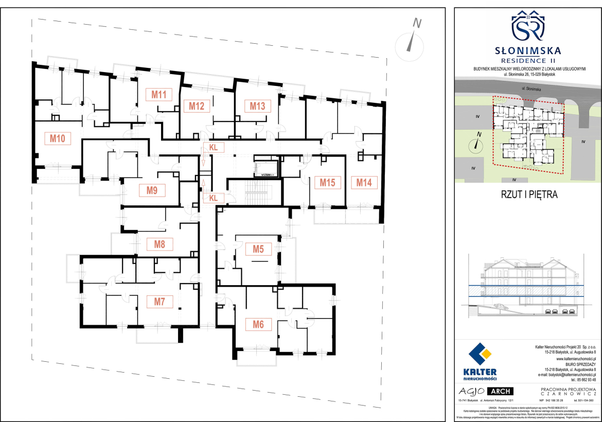 SŁONIMSKA RESIDENCE II - Piętro 1