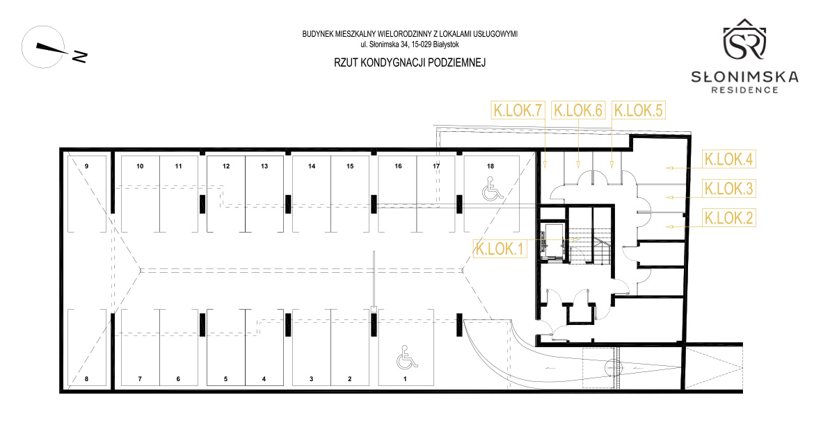 Słonimska Residence - Parking podziemny