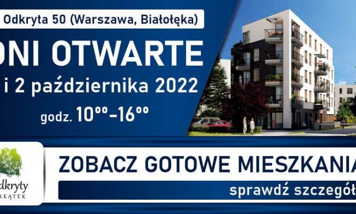 Dni Otwarte inwestycji Odkryty Zakątek w Warszawie