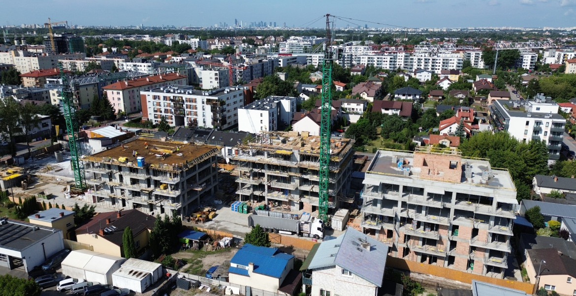 Zakończyliśmy konstrukcje budynku Jagiellońska 18!