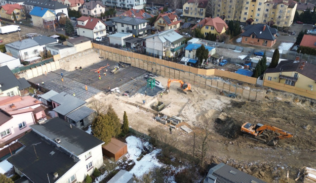 Rozpoczęliśmy wykonywanie płyty fundamentowej budynku!