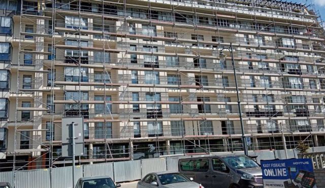 Zgodnie z grafikiem inwestycji rozpoczęliśmy demontaż rusztowań