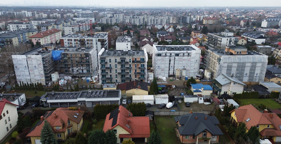 Kontynuujemy prace przy elewacji.