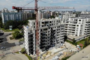 Zakończono konstrukcję nośną budynku oraz murowanie ścian osłonowych