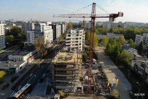 Zakończono strop żelbetowy nad kondygnacją +4