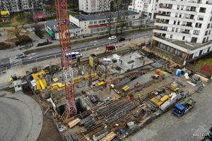 Osiągnięto stan "zero" konstrukcji żelbetowej budynku