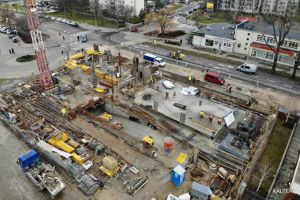 Osiągnięto stan "zero" konstrukcji żelbetowej budynku