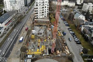 Osiągnięto stan "zero" konstrukcji żelbetowej budynku