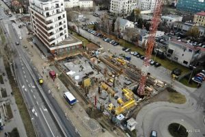 Osiągnięto stan "zero" konstrukcji żelbetowej budynku