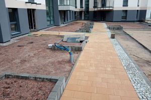 Rozpoczęliśmy  wykonywanie prac na patio