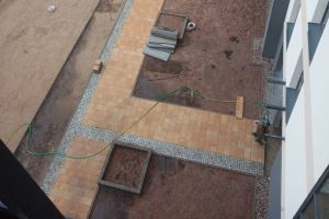 Rozpoczęliśmy  wykonywanie prac na patio