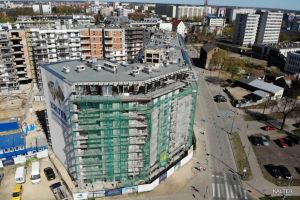 Trwają mocno zaawansowane prace związane z wykonywaniem robót elewacyjnych