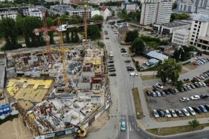 Zakończono wykonanie ścian fundamentowych po obrysie budynku