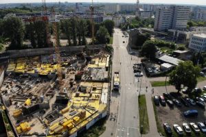 W maju zakończono wykonywanie płyty fundamentowej